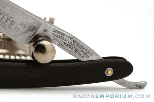 9/16" George Wostenholm & Sons Celebrated Genuine Rattler IXL Straight Razor | Sheffield