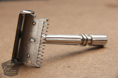 Gem 1930's Micromatic TTO Single Edge Safety Razor * Revamped - Nickel