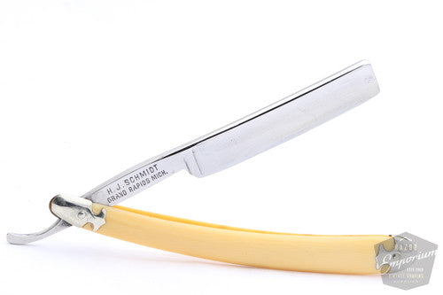 9/16" HJ Schmidt Hollow Ground Monarch Straight Razor | USA