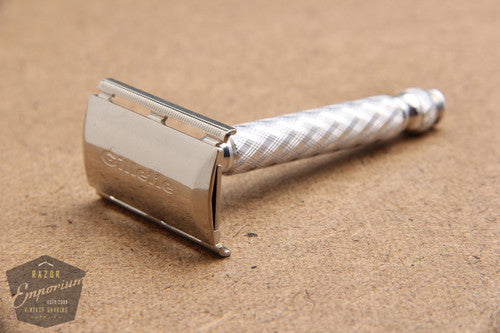 Gillette 1970 Tech Travel DE Safety Razor P3 Marcas Regs