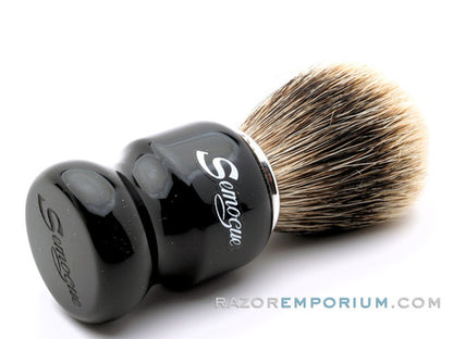 Semogue | Torga-C3 Finest Badger Shaving Brush (Jet Black)