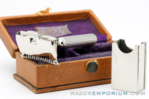 1925-1930's Gem Conqueror Single Edge Safety Razor Set