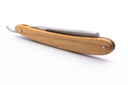 5/8" Dovo Solingen "Natural Bamboo" Carbon Steel Straight Razor