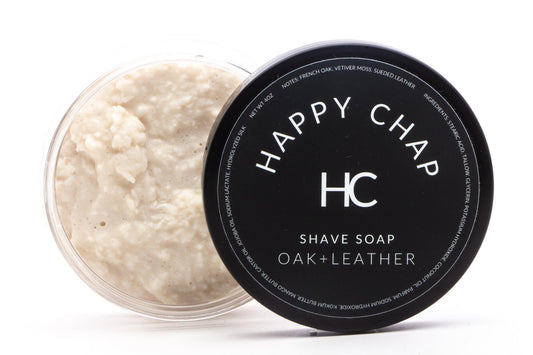 Happy Chap | Oak & Leather Shaving Soap