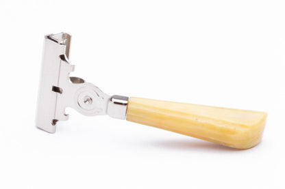 1950's Schick Injector With Cream Bakelite Handle | Factory Nickel Revamp