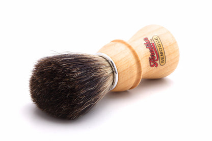 Semogue | 2010 Pure Black Badger Brush With Wood Handle