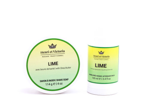 Henri et Victoria Shave Soap | Lime