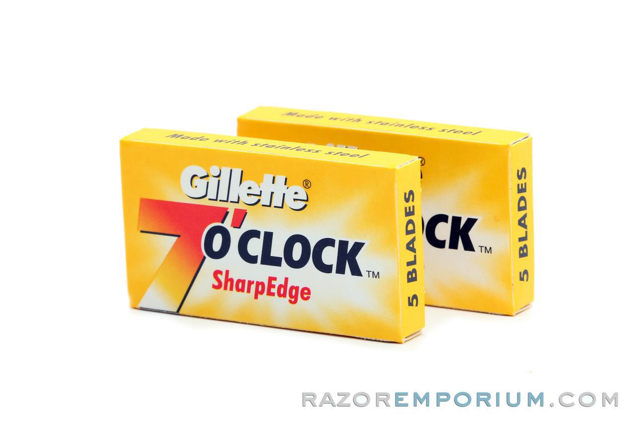 Gillette 7 O'clock Yellow Double Edge (DE) Razor Blades