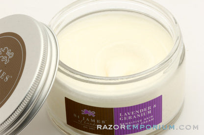 St. James of London | Lavender & Geranium Shaving Cream Jar