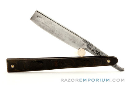 5/8" Geof Johnson Vintage Straight Razor w/ Original Scales