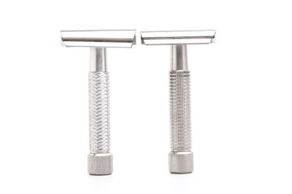 Rex Supply Co. | Sentry Slant Three Piece Stainless Steel Double Edge Razor