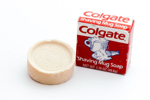 Colgate Mug Shaving Soap and Original Packaging