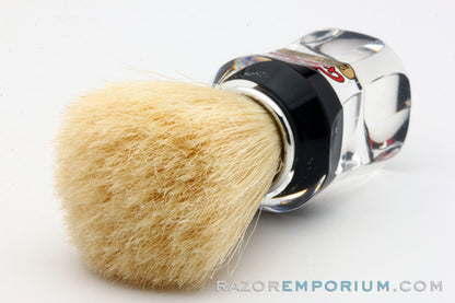 Semogue | 820 Boar Bristle Brush With Black Acrylic Handle