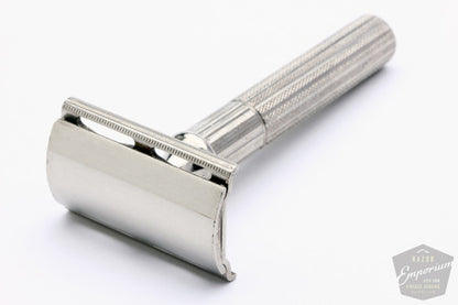 Gillette 1940's Fat Handle Tech D.E. Safety Razor