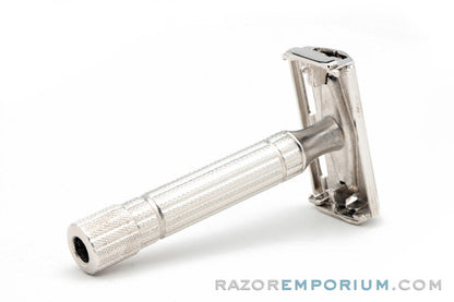 1955 Gillette President Safety Razor Rhodium Revamp A1