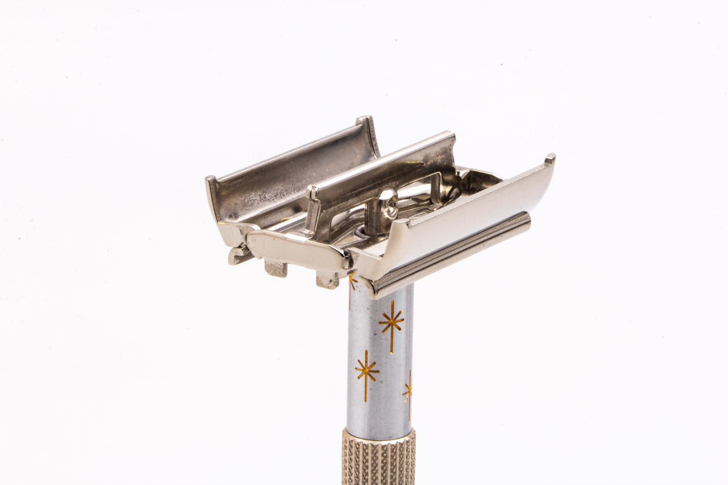 1966 L1 Gillette Champagne Star Lady Gillette DE Safety Razor & Case | Original Condition