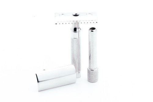 1906 Gillette Single Ring DE Safety Razor Set | Rhodium Revamp