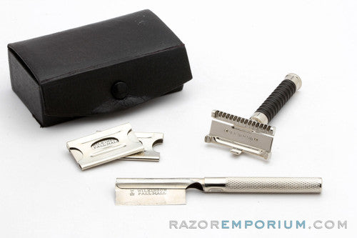 1920's Wilkinson Wedge Style Safety Razor Set - Pall Mall