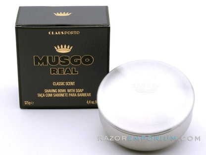 Musgo Real Shaving Bowl w/ Soap - Classic Scent