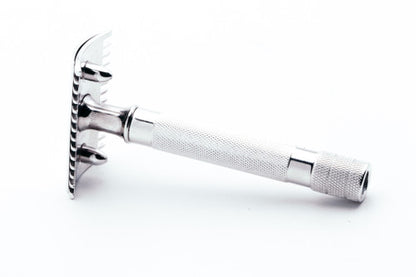 1906 Gillette Single Ring DE Safety Razor Set | Rhodium Revamp