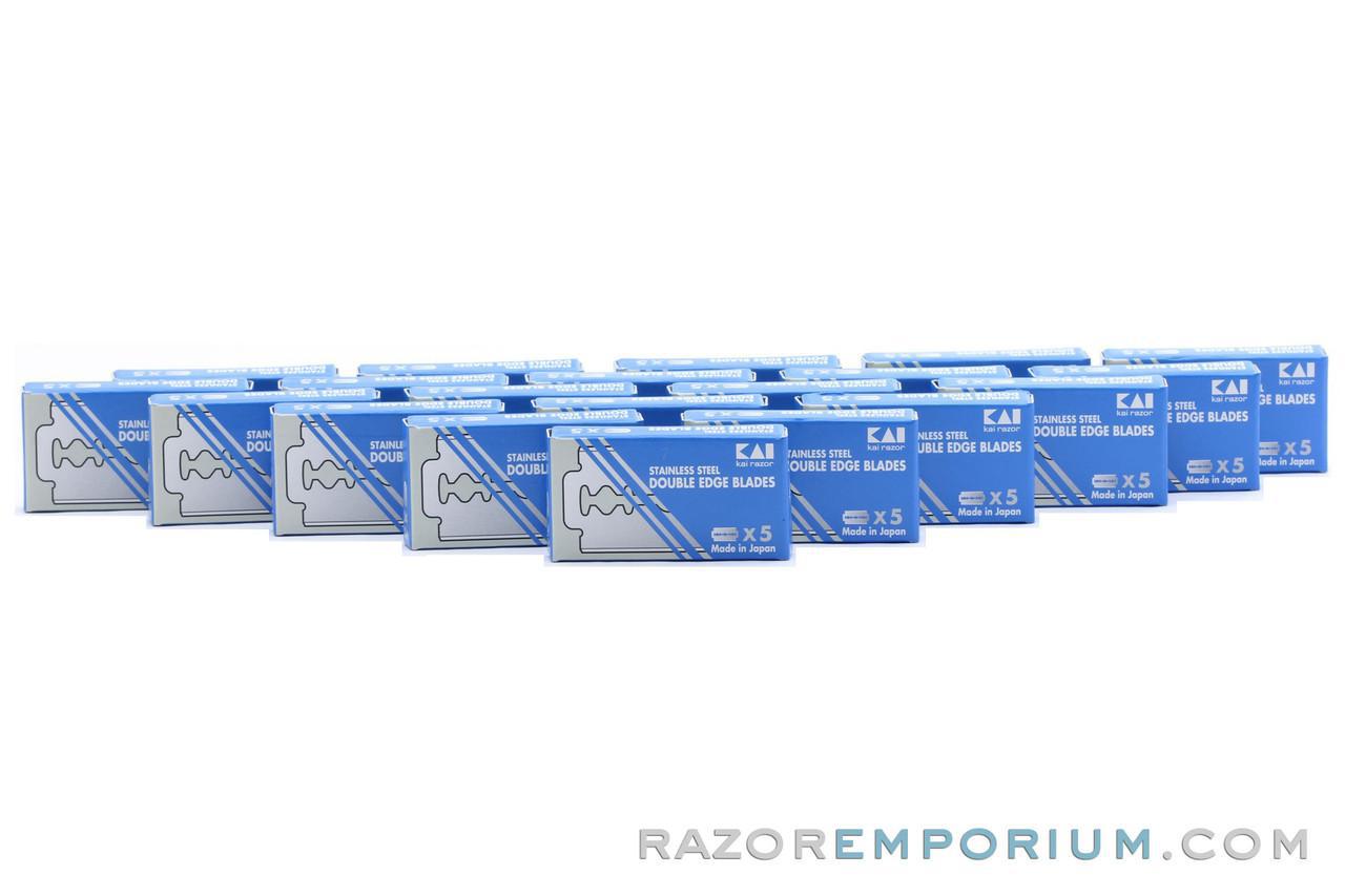 Kai Stainless Steel Double Edge (DE) Razor Blades