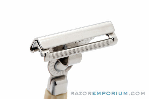 1940's Eversharp Schick Injector Razor Bakelite Handle Factory Nickel Revamp