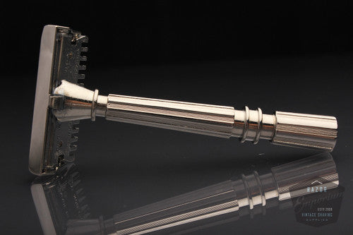 Gem 1930's Micromatic SE Safety Razor * Nickel REVAMPED