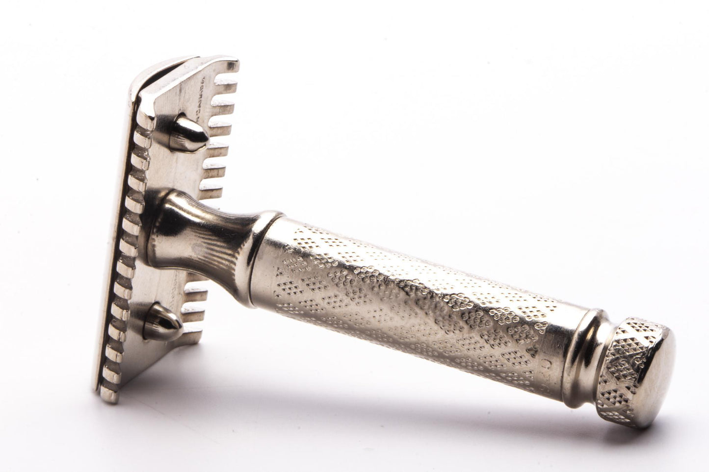 1921 Gillette New Improved Norfolk Tuckaway DE Safety Razor | Factory Nickel Revamp