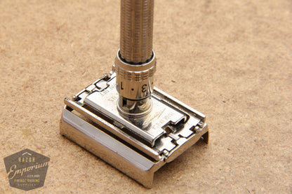 Gillette 1963 Slim Adjustable DE Safety Razor - I2