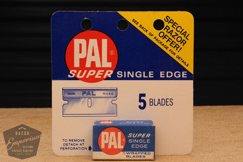 Pal Super Single Edge (5) - New Old Stock (NOS) Razor Blades