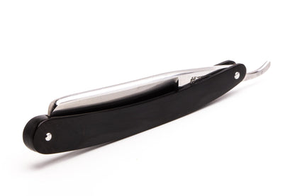 6/8" J.A Henckles Friodur Inox Stainless Steel Straight Razor | Black Horn Scales