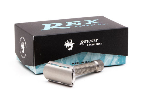 Rex Supply Co. | Envoy Stainless Steel 3 Piece Double Edge Razor