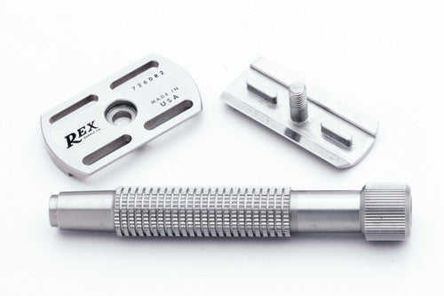 Rex Supply Co. | Envoy XL Stainless Steel 3 Piece Double Edge Razor