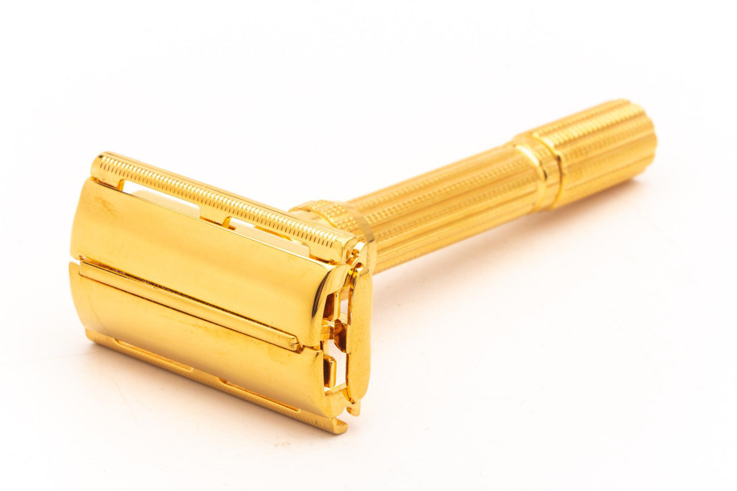 1968 N2 Gillette Slim Executive Adjustable DE Safety Razor | 24k Gold Revamp