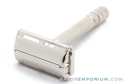 1952 Gillette TTO Super Speed DE Safety Razor X3 Factory Nickel