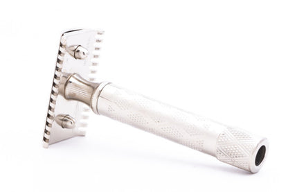 1926 Gillette New Improved Standard DE Safety Razor | Factory Nickel