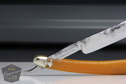 5/8" Anton Wingen Jr Half Hollow straight edge razor | Solingen Germany