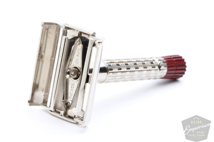 Gillette 1956 Red Tip Super Speed * Rhodium Revamp