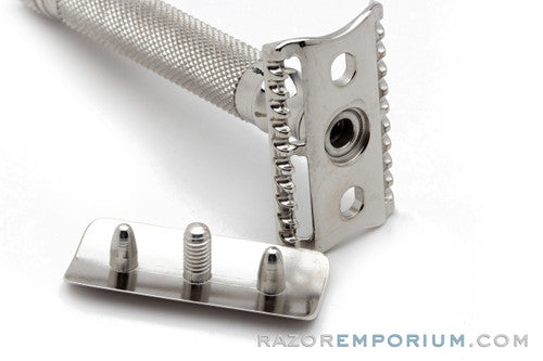 1930's Barbasol Floating Head DE Safety Razor Nickel Revamp