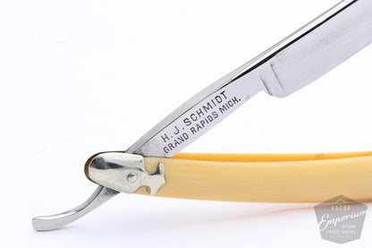 9/16" HJ Schmidt Hollow Ground Monarch Straight Razor | USA