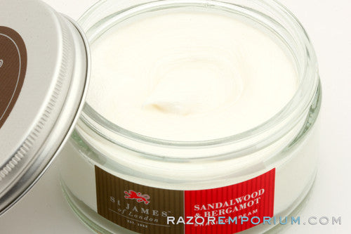 St. James of London | Sandalwood & Bergamot Shaving Cream Jar