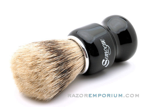 Semogue | Torga-C5 Silvertip Badger Shaving Brush (Jet Black)