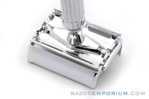 1946-47 Gillette Aristocrat Double Edge TTO Safety Razor | Premium Rhodium Revamp