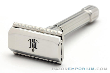 Raw Shaving RS-10 Stainless Steel Safety Razor with Mild & Aggressive Guards