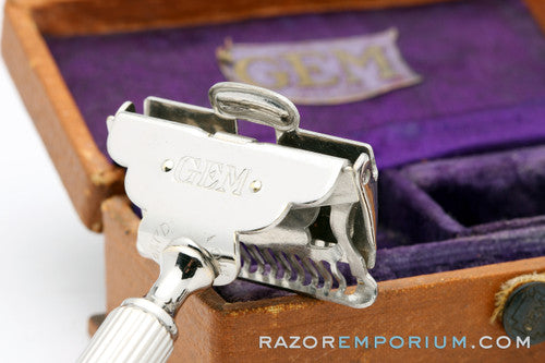 1925-1930's Gem Conqueror Single Edge Safety Razor Set