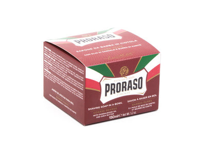 Proraso Shaving Soap | Red Nourish Sandalwood & Shea Butter in Jar