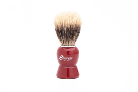 Semogue | Galahad-C3 Finest Badger Shaving Brush (Imperial Red)