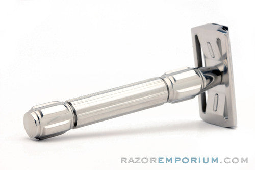 Raw Shaving RS-10 Stainless Steel Safety Razor with Mild & Aggressive Guards