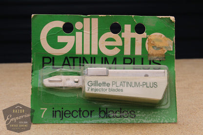 Gillette Platinum Plus Injector (7) - New Old Stock (NOS) Razor Blades