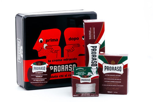 Proraso Red Sandalwood for Coarse Beards Shaving Gift Set